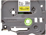 Brother Cinta Laminada Amarillo / Negro (Superadhesiva) 9mm