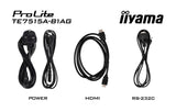 EAN 4948570124855 - iiyama TE7515A-B1AG pantalla de señalización Panel plano interactivo 190,5 cm (75") Wifi 550 cd / m² 4K U imagen 20