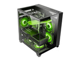 Caja Semitorre Atx Mc-3cm Negro Mars Gaming Bahías Int:2x3'5,2x2'5/ 1xusb3.0/2xusb2.0/ Audio In/Out/ Sistema De Gestión De Cableado Interno