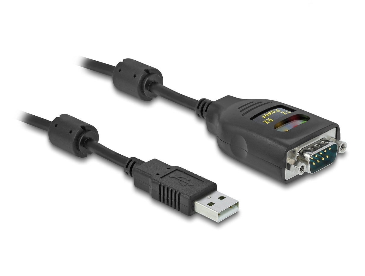 Delock 64154 Adaptador Usb 2.0 Tipo-A A Serie Rs-232 D-Sub 9 Pines 2,5 Kv Aislamiento Galvánico 2 M