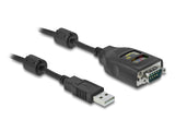 Delock 64154 Adaptador Usb 2.0 Tipo-A A Serie Rs-232 D-Sub 9 Pines 2,5 Kv Aislamiento Galvánico 2 M