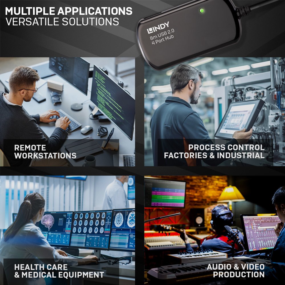 Hub 8m Usb2.0 Active Extension