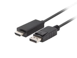EAN 5901969438703 - Lanberg CA-DPHD-11CC-0010-BK cambiador de género para cable DisplayPort HDMI Negro imagen 3