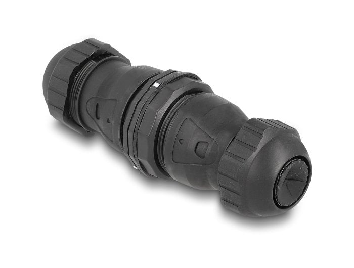 Delock 67045 Cable Conector Lsa A Lsa Cat.6a Ip68 Resistente Al Polvo Y Al Agua Negro