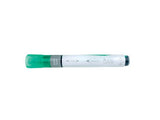 Nobo Caja De 10 Rotuladores Para Pizarra Blanca - Punta Redonda 3mm - Tinta Liquida - Nivel De Tinta - Color Verde