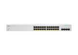 Cisco Business 220 Series Cbs220-24p-4g Conmutador Inteligente 24 X 10/100/1000 (Poe+) + 4 X Gigabit Sfp (Enlace Ascendente) Montaje En Rack Poe+ (195 W) Refabricado