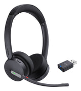 Auriculares Yealink Wh64 Hybrid Dual Teams, Negros, Variante Teams, Modos Dect Y Bluetooth Wh64 Hybrid Dual Teams