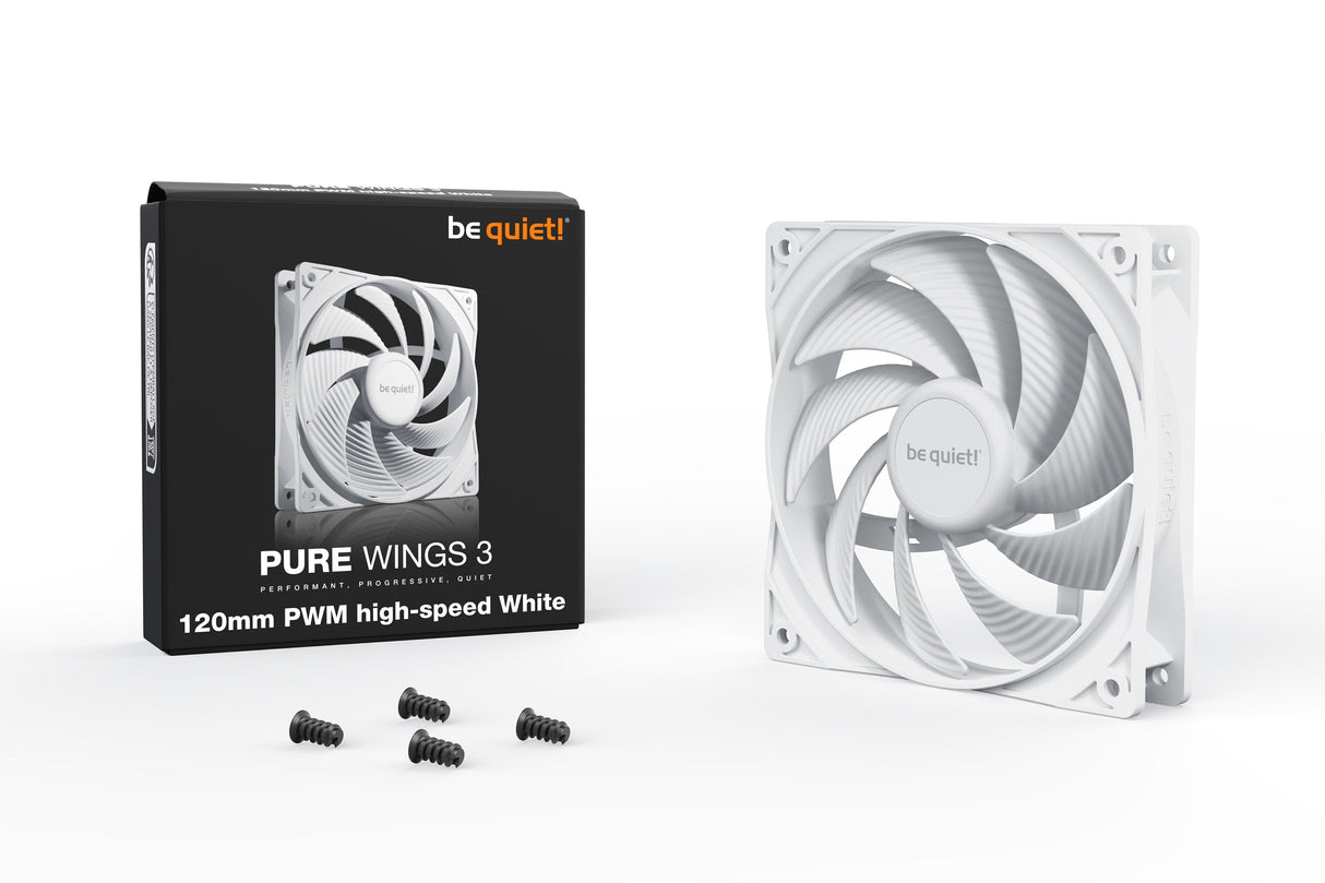 EAN 4260052190982 - be quiet! Pure Wings 3 120mm PWM high-speed White Carcasa del ordenador Ventilador 12 cm Blanco 1 pieza(s imagen 3