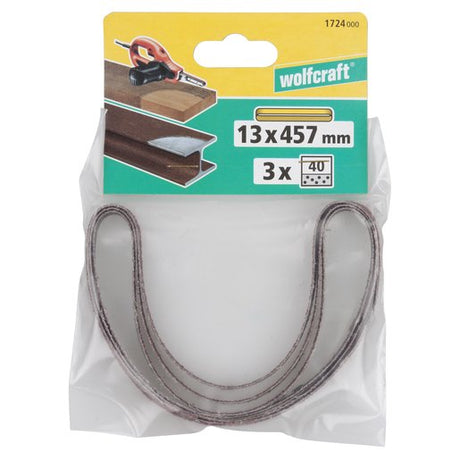 EAN 4006885172401 - wolfcraft GmbH 1724000 accesorio para lijadora 3 pieza(s) Banda de lijado imagen 3