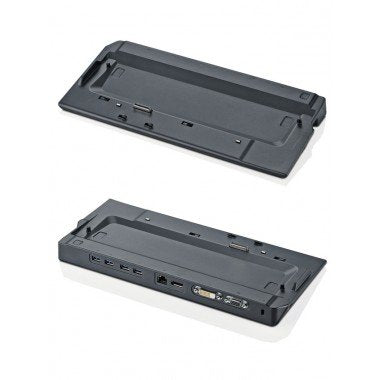 EAN 4057185540704 - Fujitsu S26391-F1557-L110 base para portátil y replicador de puertos Acoplamiento Negro imagen 1