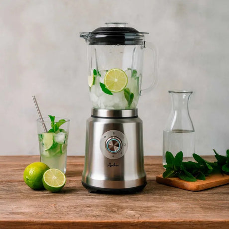 EAN 8421078037705 - JATA JEBT1241 licuadora 1,75 L Batidora de vaso 1200 W Metálico, Transparente imagen 5