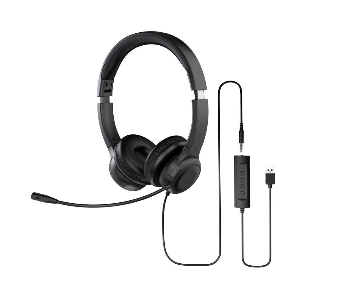 EAN 4711474000606 - Acer AHW154 Auriculares Alámbrico De mano Oficina/Centro de llamadas USB tipo A Negro imagen 1