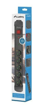 EAN 5901969439823 - Lanberg SP1-05F-0500-BK base múltiple 5 m 5 salidas AC Interior Negro imagen 7