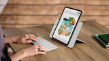 Flip Folio - Pale Grey-Fra-Bt