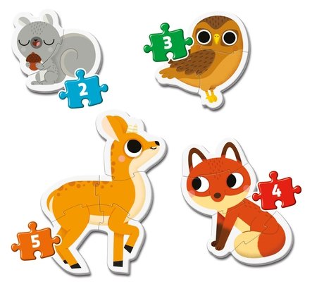 Puzzle My First Puzzle Animales Del Bosque 2-3-4-5pzs