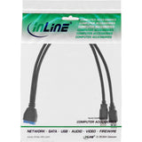 Adaptador Inline Usb 3.0 Premium 2x Usb A Macho A Cabezal De Placa Base 0,4 M