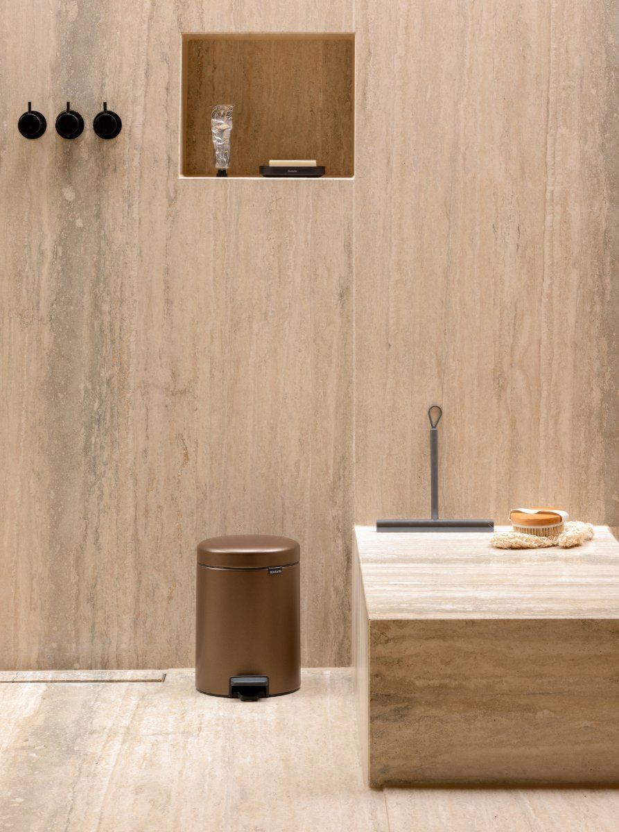 Brabantia Treteimer Newicon 5 L Warm Bronze