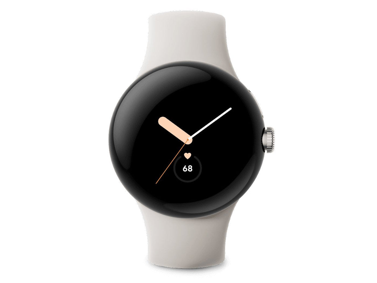 Smartwatch Google Pixel  Wifi Polished Silver/Chalk