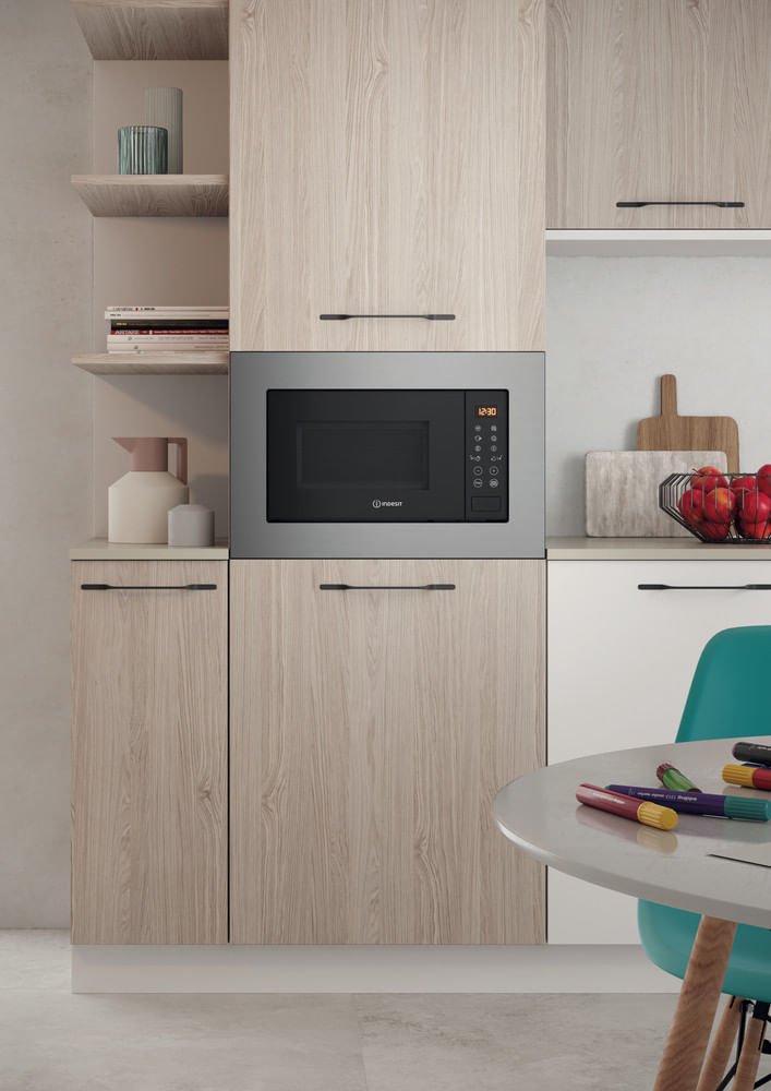 EAN 8050147591437 - Indesit MWI 120 GX Acero inoxidable Microondas con grill Integrado 20 L 800 W imagen 5