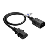 Akyga Cable De Alimentacion Ak-Pc-14a Extension Cca Iec C13 C14 0.5m