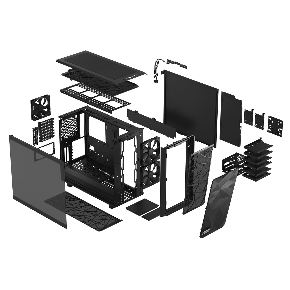 EAN 7340172702443 - Fractal Design Meshify 2 Torre Negro imagen 23