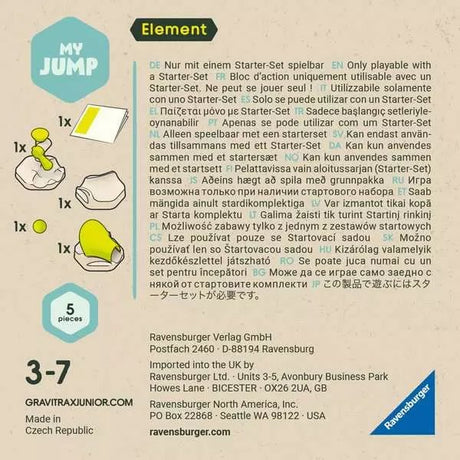 EAN 4005556237494 - Ravensburger GraviTrax Junior Element Peng Pista para canicas imagen 2