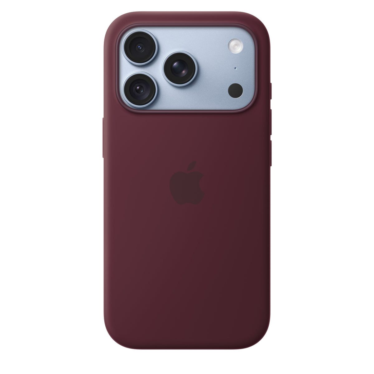 Iphone 18 Pro Silicone Case With Magsafe - Burgundy