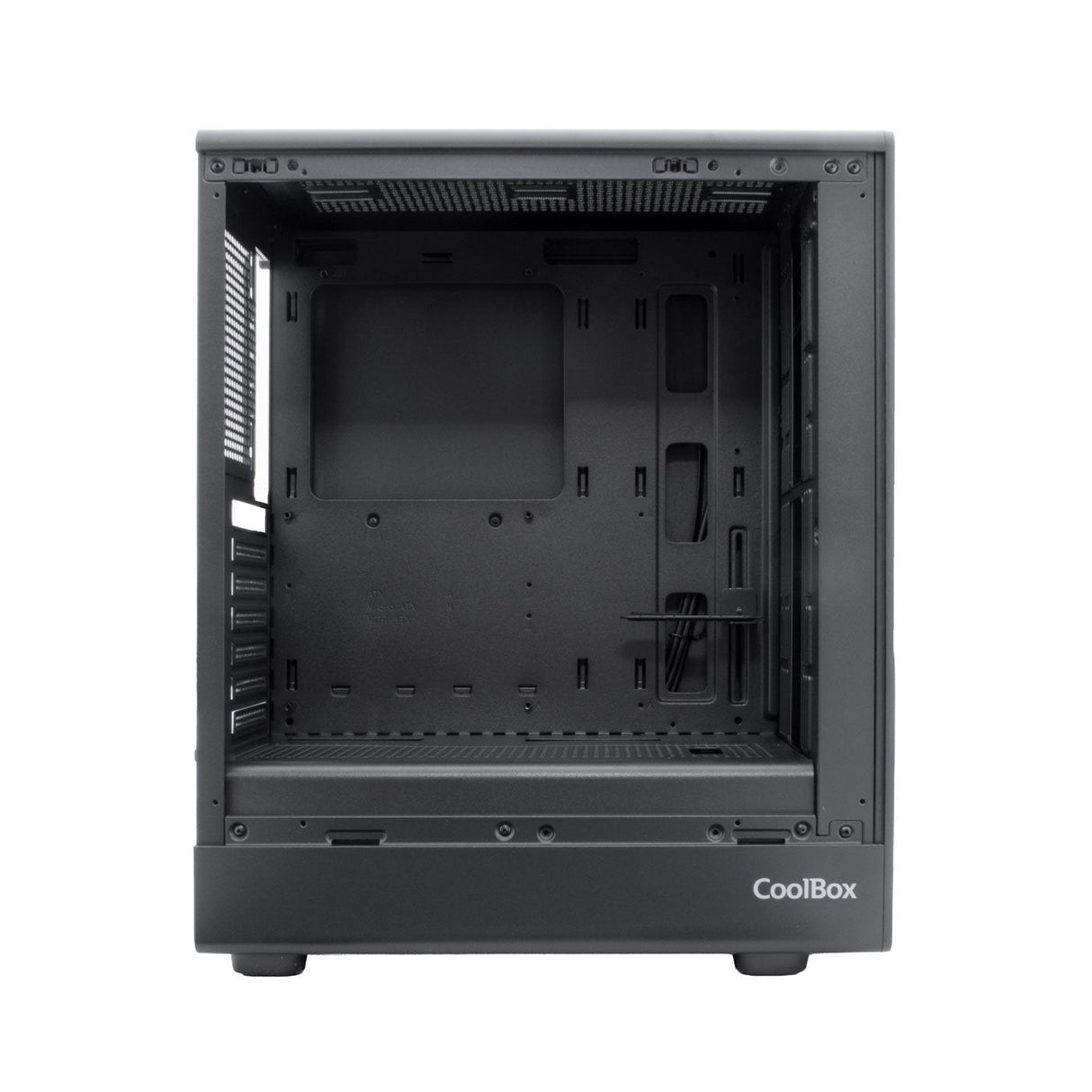 Coolbox Caja Atx Ga700 Darkside Gpu Max 315mm Cristal Templado Liquida 240mm Usb-C Negra