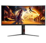 Monitor Aoc 34" Cu34g4 21:09 Hdmi+Dp Negro Red