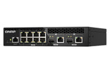 EAN 4713213518762 - QNAP QSW-M2108R-2C switch Gestionado L2 2.5G Ethernet (100/1000/2500) Energía sobre Ethernet (PoE) Negro imagen 4