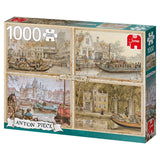 Jumbo Puzzle Anton Pieck, Barcos Por El Canal