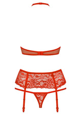 Obsessive - 838-Seg-3 Set Con Liguero L/Xl