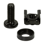 Logilink Ac116 Kit De Tornillos + Tuercas  M6, Negro, 50 Und