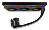 Refrigeracion Liquida Cpu  Nox M-360 Lcd 3xvent 120mm Pwm Argb Negro