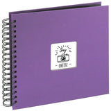 Hama Fine Art Spiral Violeta 28x24 50 Paginas Negras 94876 Albom