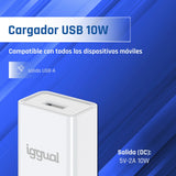 EAN 8435364316924 - iggual IGG316924 cargador de dispositivo móvil Smartphone Blanco Corriente alterna Interior imagen 3