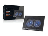 Base Refrigeracion Para Portatiles Conceptronic 2 Ventiladores 125mm Hasta 17