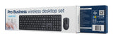 Gembird Silent Key Pro Business Wireless Desktop Set Negro Us Layout