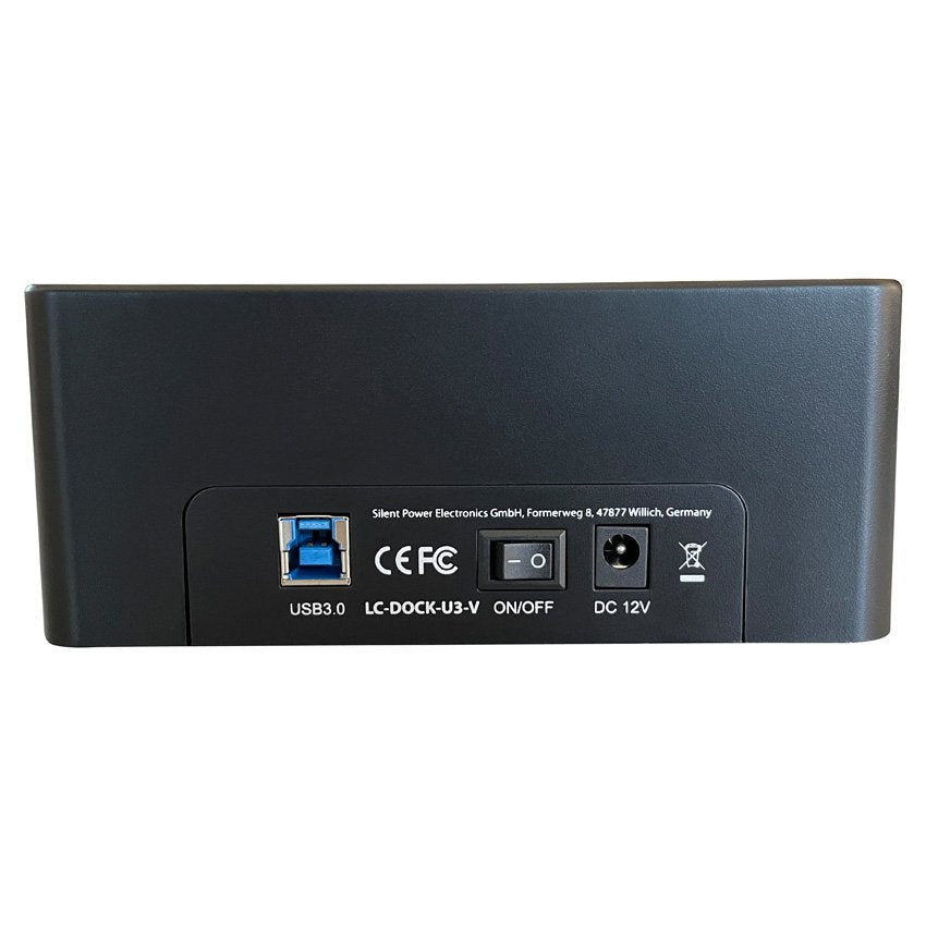 Lc-Power Usb3.2 Hdd Docking Station F.2,5''/3,5'' Sata Hdd/Ssd