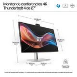 EAN 5715063748862 - HP Series 7 Pro 27 inch 4K Conferencing Monitor - 727pm pantalla para PC 68,6 cm (27") 3840 x 2160 Pixele imagen 5