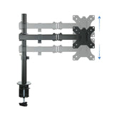 Tooq Soporte De Mesa Con Brazo Articulado Para Monitor De 13"-32" - Giratorio E Inclinable - Gestion De Cables - Peso