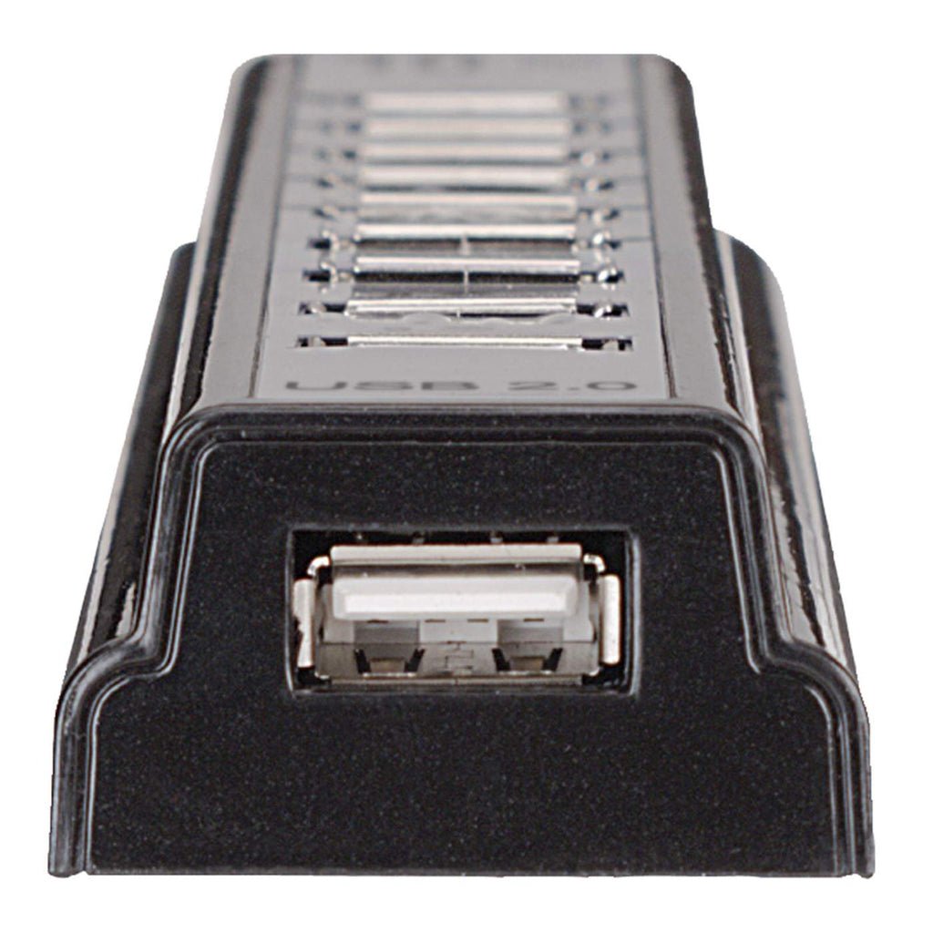 EAN 0766623161572 - Manhattan 161572 hub de interfaz USB 2.0 480 Mbit/s Negro, Plata imagen 4