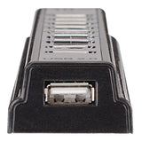 EAN 0766623161572 - Manhattan 161572 hub de interfaz USB 2.0 480 Mbit/s Negro, Plata imagen 4