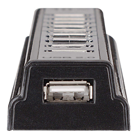 EAN 0766623161572 - Manhattan 161572 hub de interfaz USB 2.0 480 Mbit/s Negro, Plata imagen 4