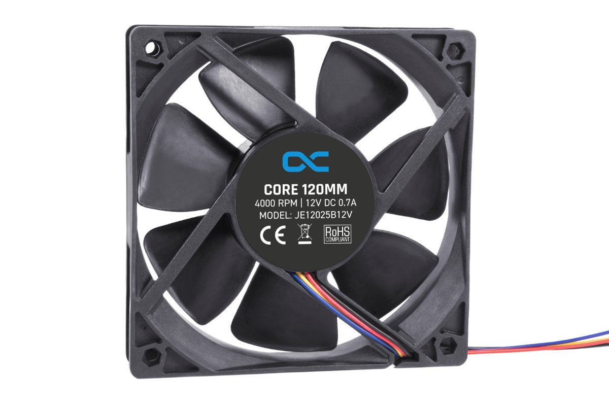 Ventilador Alphacool Core De 120 Mm Pwm 4000 Rpm, Ventilador De Caja Negro