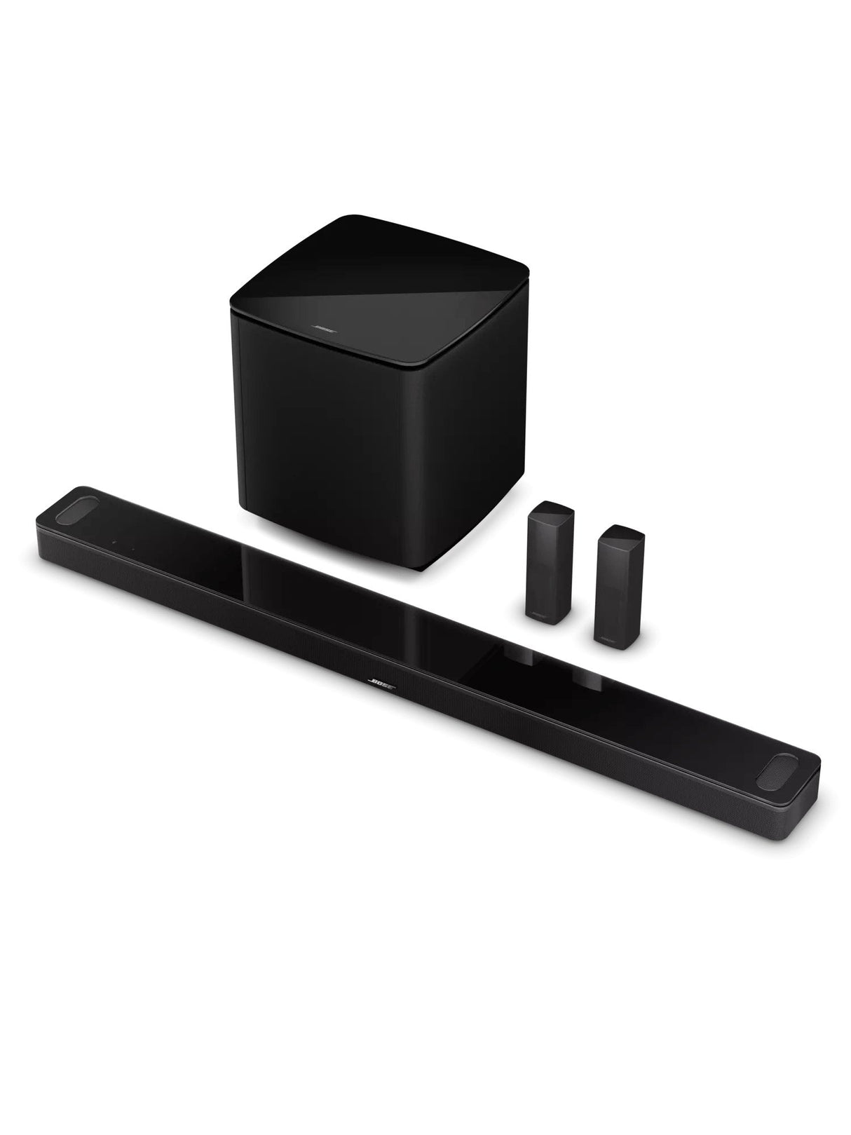 Barra De Sonido Bose Smart Ultra Soundbar Black  Con Subwoofer Inalámbrico + Traseros
