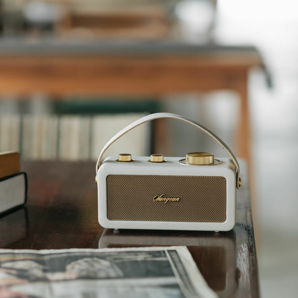 Sangean Ra-101 Ivory Gold  Altavoz Portátil