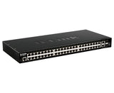 Switch Gestionable D-Link L3 Stakable Dgs-1520-52 48p Giga + 2p 10g  + 2p Sfp