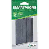 Estuche Para Tarjeta De Crédito Para Smartphone Inline, Con Correa De Mano, Negro