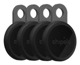 Chipolo Loop 4 Pack  Rechargeable Tracking Tag Compatible With Apple Find My On Iphone (Carbón)